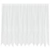vidaXL Čipkov&yacute; Z&aacute;věs se z&aacute;clonami B&iacute;l&aacute; 160 x 300 cm Polyester