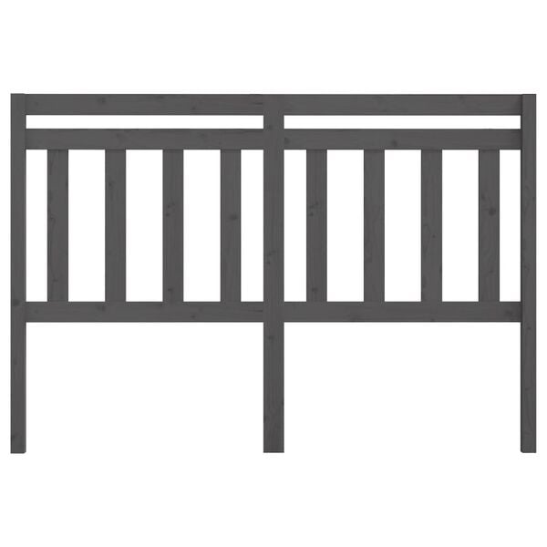 vidaXL Čelo postele &scaron;ed&eacute; 146 x 4 x 100 cm masivn&iacute; borovice