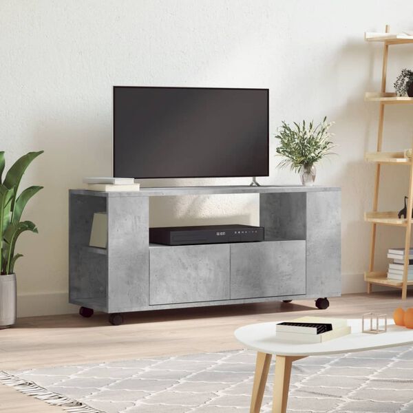 vidaXL TV skříňka betonově šedá 102 x 34,5 x 43 cm kompozitní dřevo