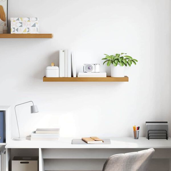 vidaXL N&aacute;stěnn&aacute; polička B&eacute;žov&aacute; 80 x 23,5 x 4 cm kompozitn&iacute; dřevo