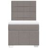 vidaXL Box spring postel s matrac&iacute; taupe 90x200 cm textil