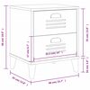 vidaXL Noční stolek VIKEN bílý kompozitní dřevo
