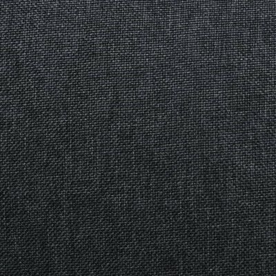 vidaXL Zvedací masážní polohovací křeslo tmavě šedé textil