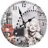 vidaXL Vintage n&aacute;stěnn&eacute; hodiny 30 cm