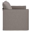 vidaXL Pohovka 120cm Taupe Kov
