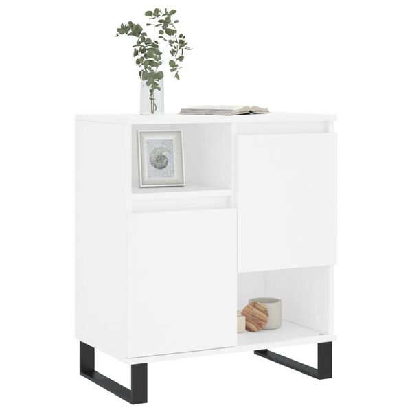 vidaXL Příborník bílý 60 x 35 x 70 cm kompozitní dřevo