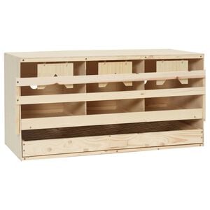 vidaXL Sn&aacute;&scaron;kov&eacute; hn&iacute;zdo 3 boxy 72 x 33 x 38 cm masivn&iacute; borov&eacute; dřevo