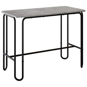 vidaXL J&iacute;deln&iacute; stůl 100 x 50 x 75 cm Kompozitn&iacute; dřevo Betonově &scaron;ed&aacute;