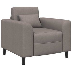 vidaXL křeslo Taupe Textil