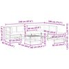 vidaXL Zahradn&iacute; lounge set 7 pcs Voskově Hněd&aacute; Masivn&iacute; borovice