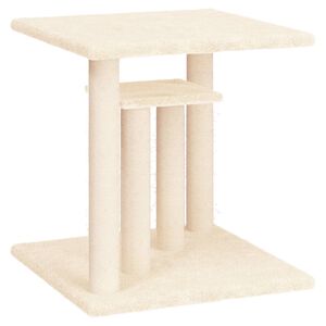 vidaXL &Scaron;krabadlo pro kočky s plo&scaron;inami kr&eacute;mov&eacute; 50 cm
