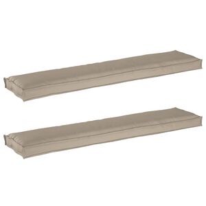 vidaXL Sada pol&scaron;t&aacute;řů na paletu 2 pcs Taupe 180 x 40 x 8 cm