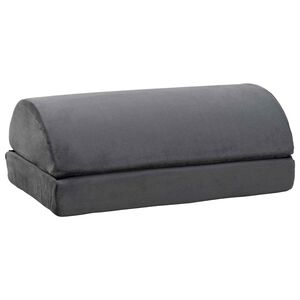 vidaXL Jednobarevn&yacute; &Scaron;ed&aacute; 44 x 29 x 17 cm PU pěna