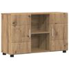 vidaXL Serv&iacute;rovac&iacute; skř&iacute;ň FLORIN 88,5 x 30,5 x 55,5 cm Artisanov&yacute; dub