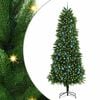 vidaXL V&aacute;nočn&iacute; stromeček s 300 LED diodami s stojanem Zelen&aacute; 240 cm PE