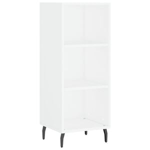 vidaXL Př&iacute;born&iacute;k b&iacute;l&yacute; 34,5 x 32,5 x 90 cm kompozitn&iacute; dřevo