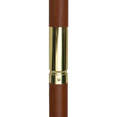 vidaXL Slunečník s dřevěnou tyčí, 200x300 cm, krémově bílá