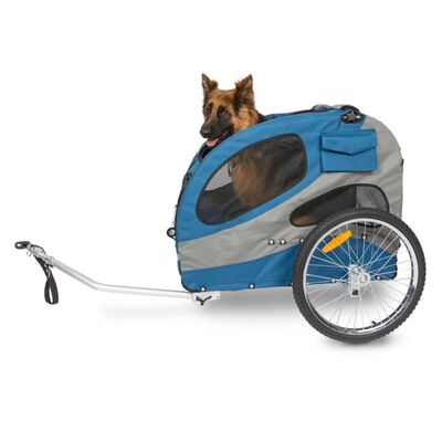 PetSafe Vozík za kolo pro psy Happy Ride L modrý