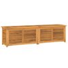 vidaXL Zahradn&iacute; &uacute;ložn&yacute; box s vložkou 200 x 50 x 55 cm masivn&iacute; teak