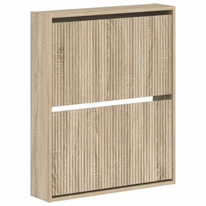vidaXL N&aacute;stěnn&aacute; skř&iacute;ň na boty ARNHEM 71 x 17 x 86 cm Kompozitn&iacute; dřevo