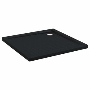 vidaXL Sprchov&yacute; z&aacute;kladn&iacute; t&aacute;c s tečkami 90 x 90 x 4 cm ABS Čern&aacute;