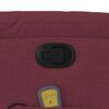 vidaXL Masážní polohovací křeslo vínové textil