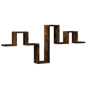 vidaXL N&aacute;stěnn&aacute; police kouřov&yacute; dub 104,5 x 10 x 43 cm kompozitn&iacute; dřevo