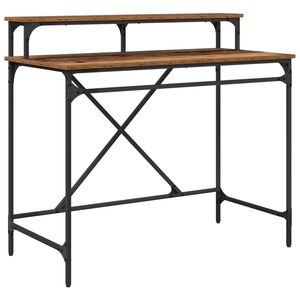 vidaXL Stůl Star&eacute; dřevo 100 x 50 x 90 cm Kompozitn&iacute; dřevo