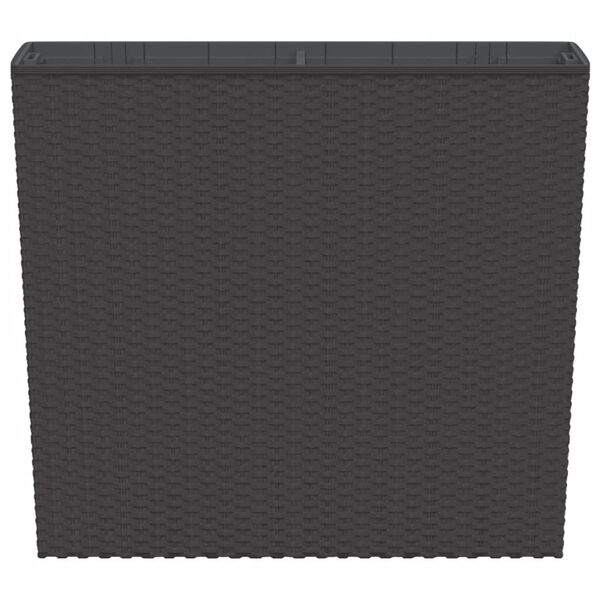 vidaXL Truhl&iacute;k s odn&iacute;matelnou vložkou hněd&yacute; 12 / 44 l PP ratan