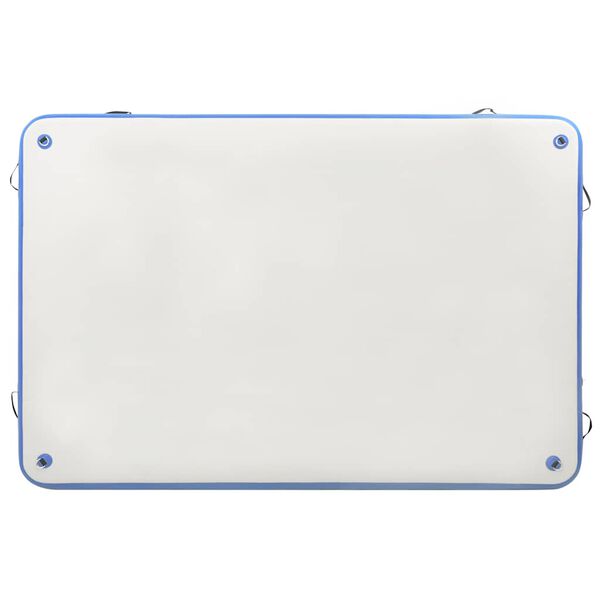 vidaXL Nafukovac&iacute; plo&scaron;ina na vodu modr&aacute; a b&iacute;l&aacute; 200 x 150 x 15 cm