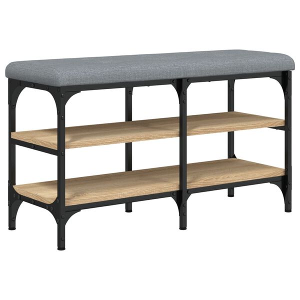 vidaXL Lavice s botn&iacute;kem dub sonoma 82 x 32 x 47 cm kompozitn&iacute; dřevo