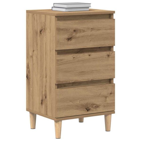vidaXL Nočn&iacute; skř&iacute;ňka Artisanov&yacute; dub 40 x 35 x 70 cm kompozitn&iacute; dřevo