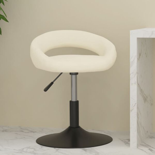 vidaXL Barov&aacute; židle kr&eacute;mov&aacute; samet