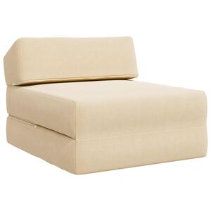 vidaXL Skl&aacute;dac&iacute; pohovka postel Kr&eacute;mov&aacute; 60 x 70 x 41 cm Textil