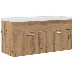 vidaXL Koupelnov&aacute; skř&iacute;ň Artisanov&yacute; dub 100 x 38,5 x 46 cm