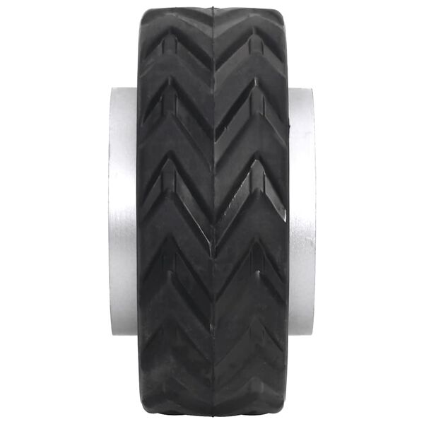 vidaXL Opěrné kolo k přívěsu Ø 19,5 x 10 cm hliník a pryž