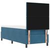 vidaXL Postel s boxspringem s matrac&iacute; Tmavě modr&aacute; 80 x 200 cm textil
