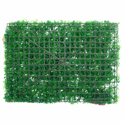  vidaXL Umělý plot s rostlinami 6 ks zelený 40 x 60 cm