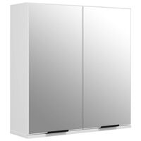 vidaXL Koupelnová zrcadlová skříňka bílá 64 x 20 x 67 cm