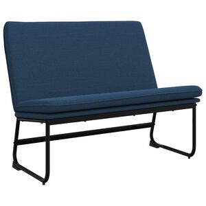 vidaXL Lavice modr&aacute; 100 x 75 x 76 cm textil