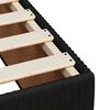 vidaXL Box spring postel s matrac&iacute; čern&aacute; 140x200 cm samet