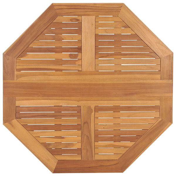 vidaXL Skl&aacute;dac&iacute; zahradn&iacute; j&iacute;deln&iacute; stůl 90 x 90 x 75 cm masivn&iacute; teak