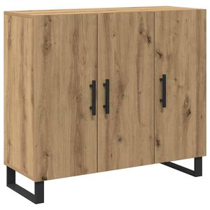 vidaXL Serv&iacute;rovac&iacute; skř&iacute;ň Artisanov&yacute; dub 90 x 34 x 80 cm