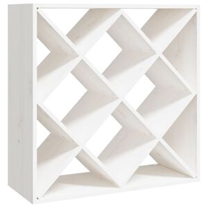 vidaXL Skř&iacute;ňka na v&iacute;no b&iacute;l&aacute; 62x25x62 cm masivn&iacute; borovice