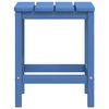 vidaXL Zahradní stolek Adirondack akvamarínový 38 x 38 x 46 cm HDPE