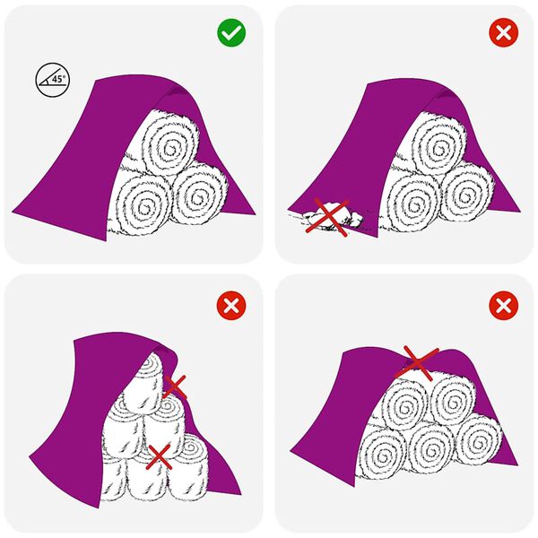 vidaXL Plachta na seno 10,4x12,5 m 140 g/m&sup2; Polypropylen