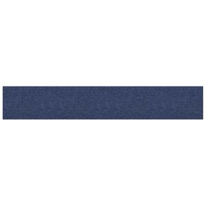 vidaXL N&aacute;stěnn&yacute; čeln&iacute;k 12 ks 90 x 15 cm Modr&aacute; textil