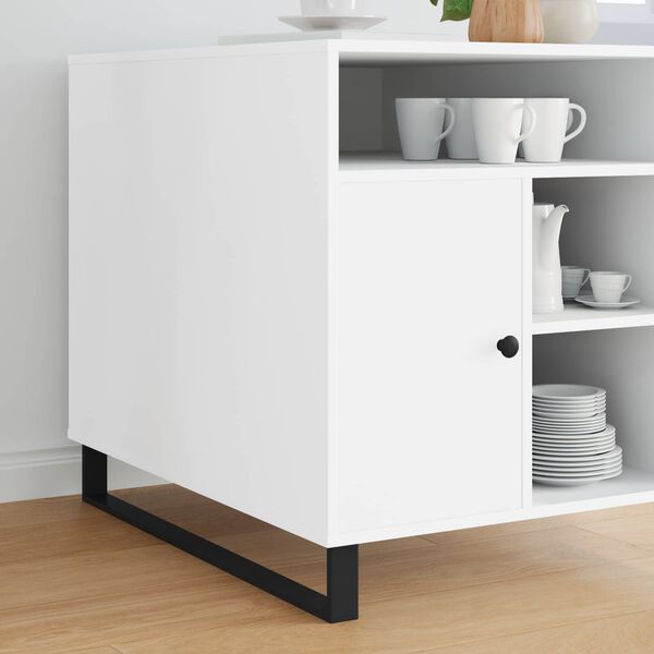 vidaXL N&aacute;bytkov&eacute; nohy 2 pcs Čern&aacute; 79,6 x 4 x 10 mm Železo