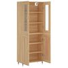 vidaXL Skř&iacute;ň highboard dub sonoma 69,5 x 34 x 180 cm kompozitn&iacute; dřevo