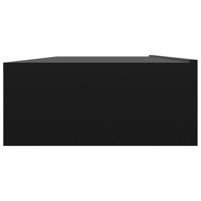 vidaXL TV skříňka s LED osvětlením černá 120 x 35 x 15,5 cm
